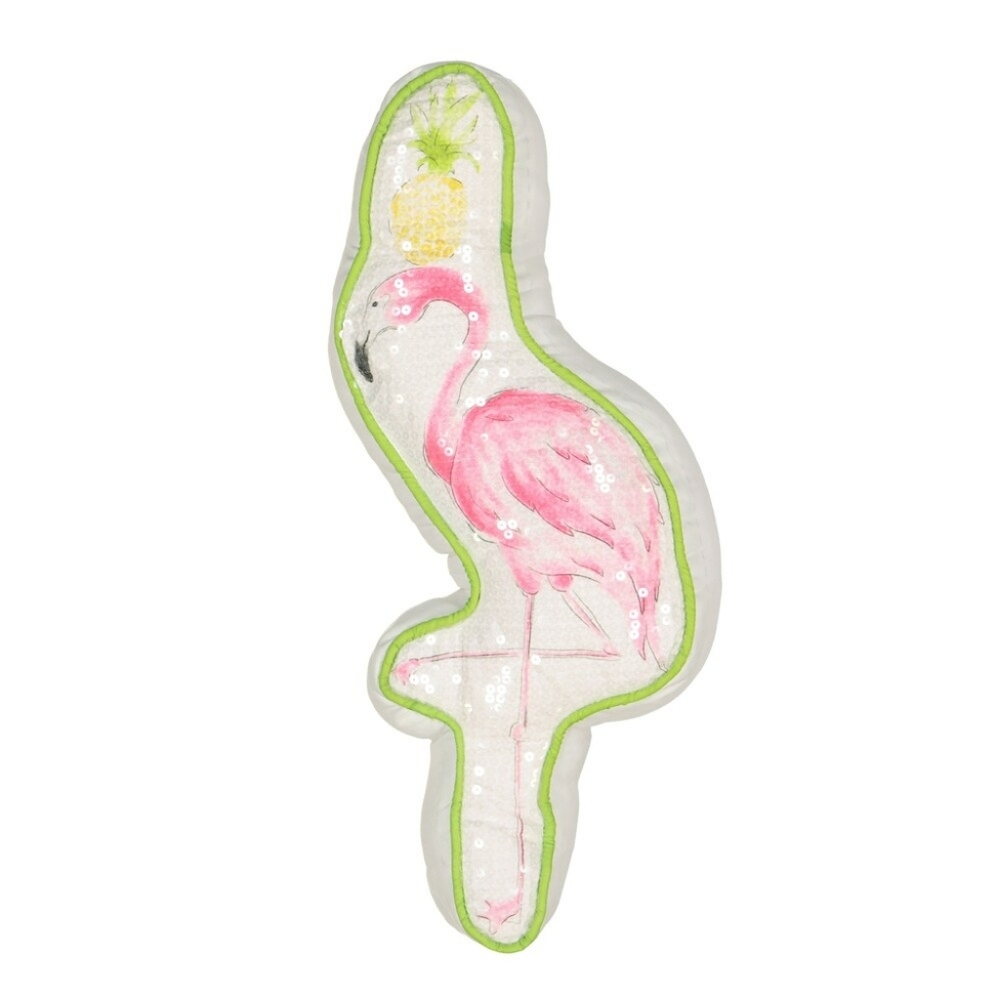 Waverly Spree Santa Maria Flamingo Pillow